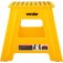 Banqueta pl�stica dobr�vel amarela 360 mm