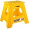 Banqueta pl�stica dobr�vel amarela 360 mm