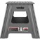 Banqueta pl�stica dobr�vel cinza 360 mm