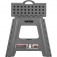 Banqueta pl�stica dobr�vel cinza 360 mm