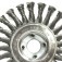 Escova circular ondulada latonada 152,4 x 19 mm