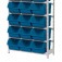 Estante met�lica com 21 gavetas n� 7 azul - EF21/7A