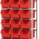 Estante met�lica com 21 gavetas n� 7 vermelha - EF21/7V-