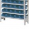 Estante met�lica com 30 gavetas n� 3 azul - EF30/3A