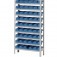 Estante met�lica com 60 gavetas n� 3 azul - EP60/3A
