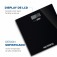 Balan�a digital para banheiro capacidade 150 kg Smart Black - BL-05