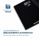 Balan�a digital para banheiro capacidade 150 kg Smart Black - BL-05