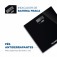 Balan�a digital para banheiro capacidade 150 kg Smart Black - BL-05