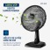 Ventilador de mesa 30 cm 6 p�s com 3 velocidades - VSP-30-B  110V