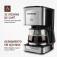 Cafeteira el�trica 800W jarra de vidro 32 x�caras Dolce Arome - C-44-32X-SI  110V