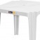 Mesa pl�stica quadrada 70 x 70 cm - Coruripe