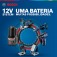 Bateria 12V �ons de l�tio - GBA 12