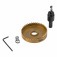 Serra copo para metal 65 mm revestimento em Nitreto de Tit�nio com suporte