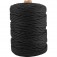 Corda multifilamento 6,0 mm cor preta rolo com 191 m