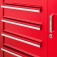 Bancada m�vel com 5 gavetas e porta lateral - RLL-277