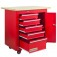 Bancada m�vel com 5 gavetas e porta lateral - RLL-277