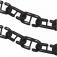 Corrente pl�stica de 9 mm pacote com 2 metros preto - 25890 