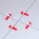 Espa�ador de 2,0 mm para nivelamento de piso com 50 pe�as 