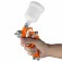 Pistola de pintura HVLP tipo gravidade com bico de 1,0 mm