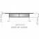 Grade de ventila��o pl�stica para duto de 150 mm - GR150P