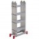 Escada multifuncional de alum�nio 4 x 4 com 16 degraus 13 em 1 - ESC0293