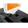 Barreira pl�stica vertical para sinaliza��o 1,30 m base de borracha - LAMELA