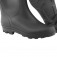 Bota de PVC preta cano m�dio sem forro  