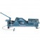 Macaco hidr�ulico para caixa c�mbio de 750 kg com rodas de ferro - 4104
