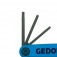 Jogo de chave hexalobular T9 a T40 com 8 pe�as- 43TXSCL