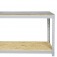 Bancada desmont�vel 1500 x 600 mm com 1 prateleira e tampo em madeira osb - BM-J