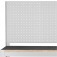 Bancada desmont�vel com 1 prateleira e painel perfurado - BM-U
