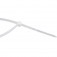 Abra�adeira de nylon branca 2,5 x 100 mm com 100 pe�as
