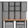 Arm�rio modular para oficina cinza - 1205100653