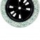 Roda completa com pneu maci�o 8 x 3/4