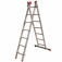 Escada de alum�nio extens�vel 2,12 x 3,18 m 2 x 7 degraus - ESC0616