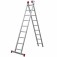 Escada de alum�nio extens�vel  2,68 x 4,30 m 2 x 9 degraus - ESC0618