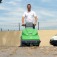 Varredeira de piso a bateria com suc��o - 505-ET  220V