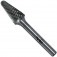 Lima rotativa endurecida c�nica redonda 12 x 28 mm haste 6 mm - 23.223