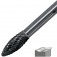 Lima rotativa endurecida em chama 10 x 25 mm haste 6 mm - 23.245