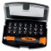 Jogo de bits 22 pe�as encaixe sextavado 4 mm com estojo pl�stico - BW 1256/C21-1