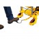 Mesa hidr�ulica pantogr�fica capacidade 1000kg com roda de PU - MPP 1000