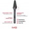 Lima rotativa endurecida c�nica redonda 10 x 25 mm haste 6 mm - 23.222