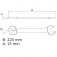 Chave fixa 12 x 13 mm a�o cromo van�dio - 44610104