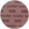 Disco de lixa telado 225 mm gr�o 320 com 5 pe�as