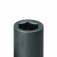 Soquete sextavado longo de impacto 17 mm com encaixe de 1/2