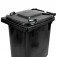 Cesto de lixo gari 240L com rodas de 200 mm sem pedal - C240PR