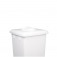 Cesto coletor de lixo 60L tampa flip top sem adesivo - CV62BR
