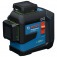 N�vel a laser verde a bateria 60/160m com acess�rios Sem Bateria - GLL 80-33 G