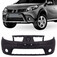 Para-choque Sandero Stepway 2008 a 2011 dianteiro preto liso com furo para farol - 4117