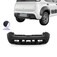 Para-choque Uno Way 2014 a 2021 traseiro preto liso com furo para furo - 3466